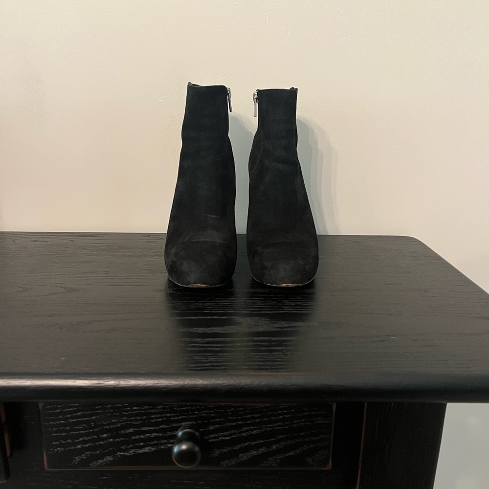 Via Spiga Black Ankle Booties